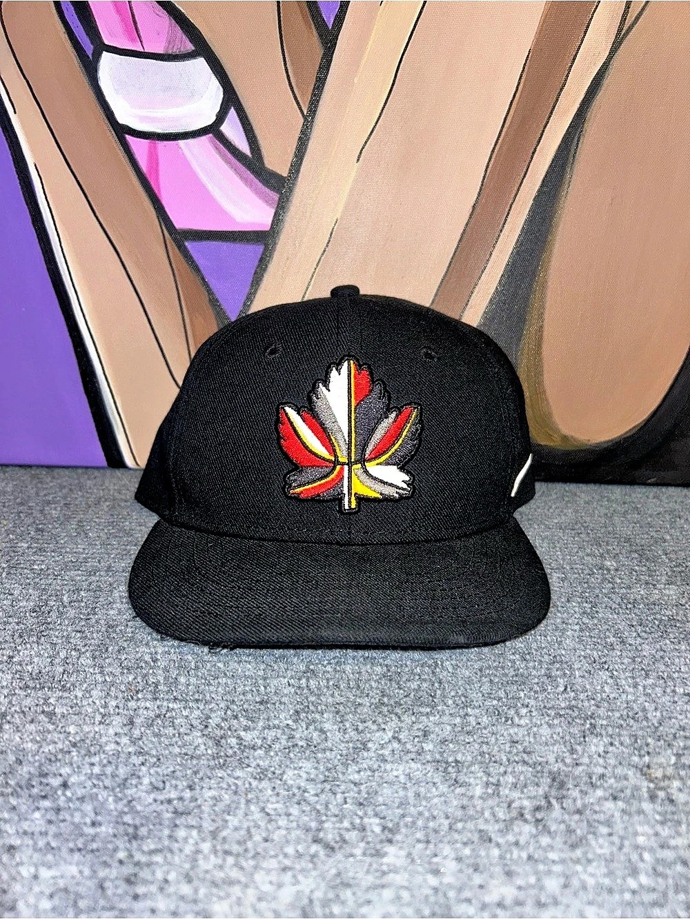 Nike Canada Basketball Snapback Hat Black